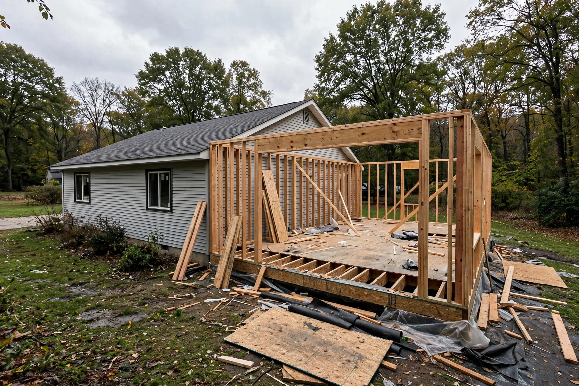 Before photo,  Bathroom Addition in Mitchellville, by Bowie Bathroom Remodeling Company