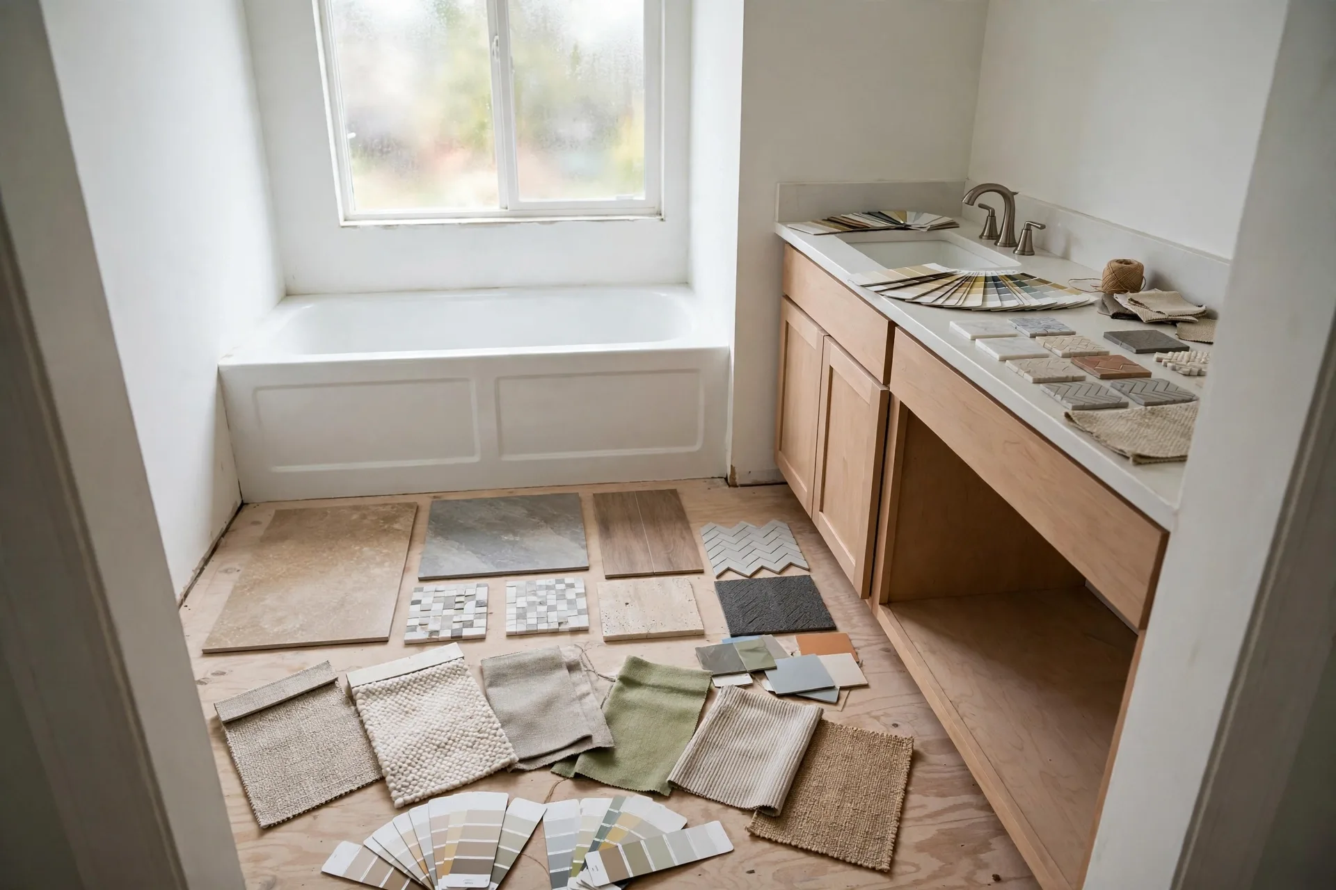 Before photo,  Master Bath Design in Fairwood, by Bowie Bathroom Remodeling Company