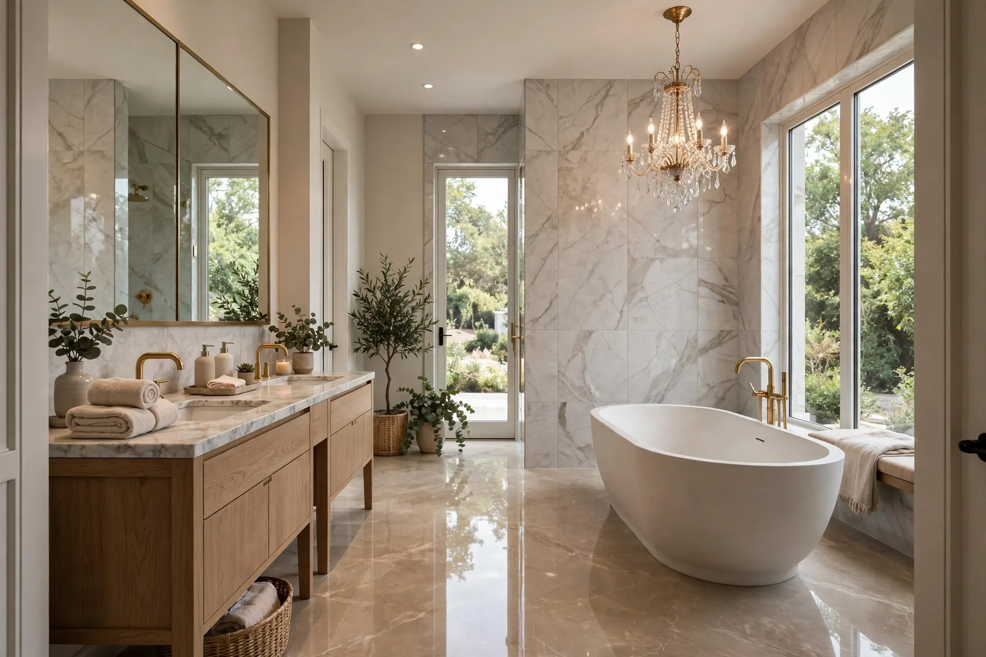 Luxury Bathroom Remodeling —  Luxury Master Bath Remodel in Woodmore by Bowie Bathroom Remodeling Company